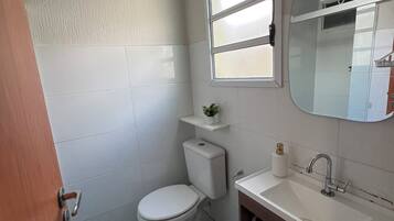 Towels, soap, toilet paper