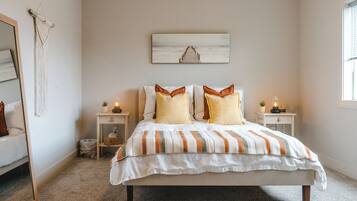2 dormitorios, tabla de planchar con plancha, wifi y ropa de cama