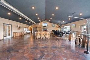 Dining - Spacious Lakefront Retreat, with Room for Everyone. Cabin and Event Center. (Isanti)