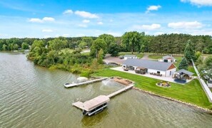 Exterior - Spacious Lakefront Retreat, with Room for Everyone. Cabin and Event Center. (Isanti)