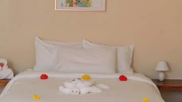 Iron/ironing board, WiFi, bed sheets
