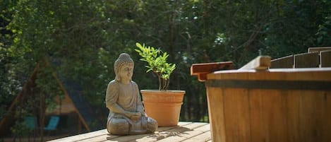 Comfort Cabin, Mountain View | Property grounds