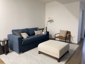 Living area - One Bedroom  Basement Suite in Southwest Calgary (Calgary)