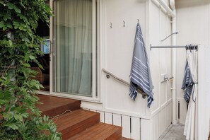 Exterior detail - Pīwakawaka |  Coastal Retreat for Families & Friends  |  Waipatiki Beach (Tangoio)