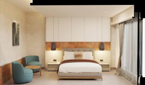 Deluxe Double Room | Blackout curtains, soundproofing, iron/ironing board (on request) - The Inn Dhangadhi (Dhangadi)