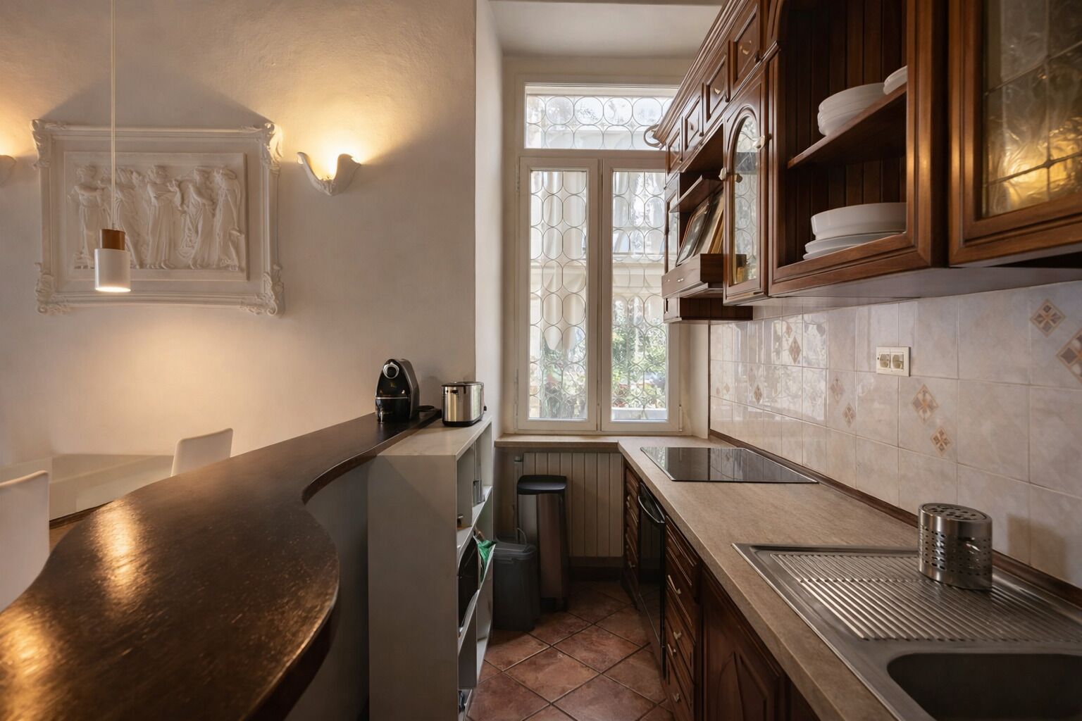 Luxury Condo, City View | Private kitchen | Fridge, microwave, oven, stovetop