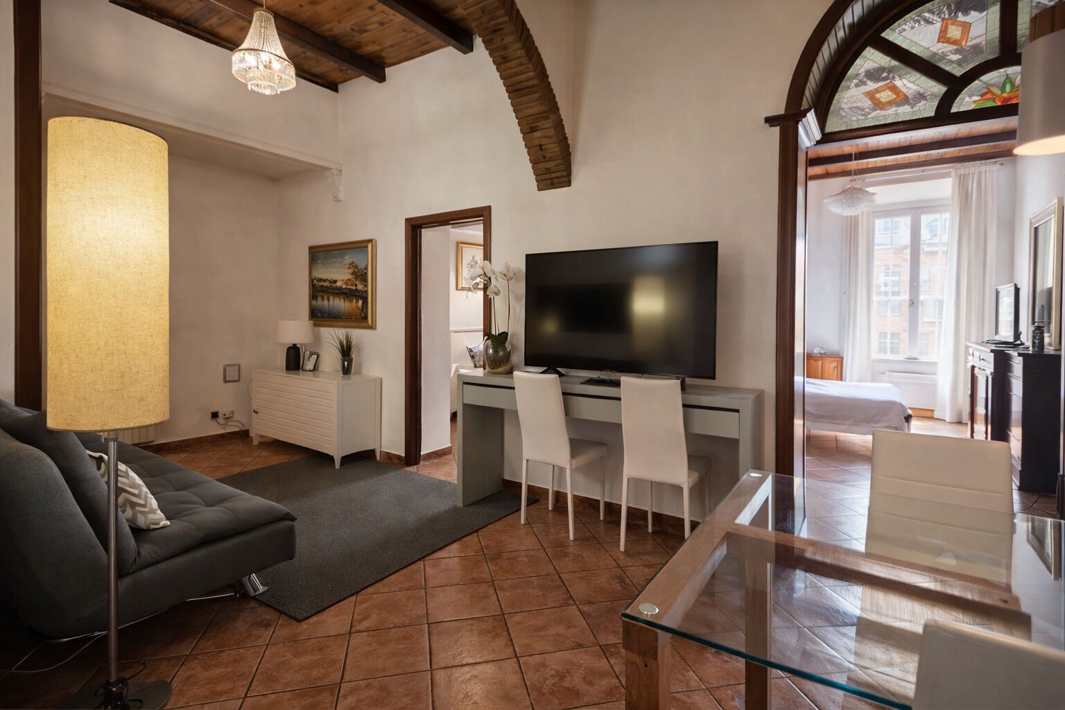 Luxury Condo, City View | Living area