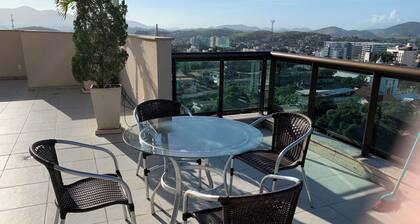 Fully equipped apartment in the Promenade Itaboraí hotel.