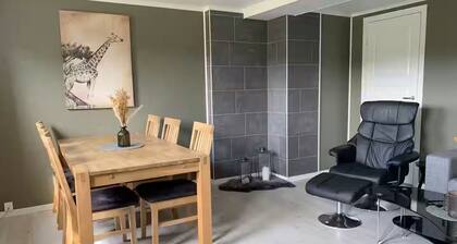 Accommodation for 6 in Mo i Rana; EV charging included.