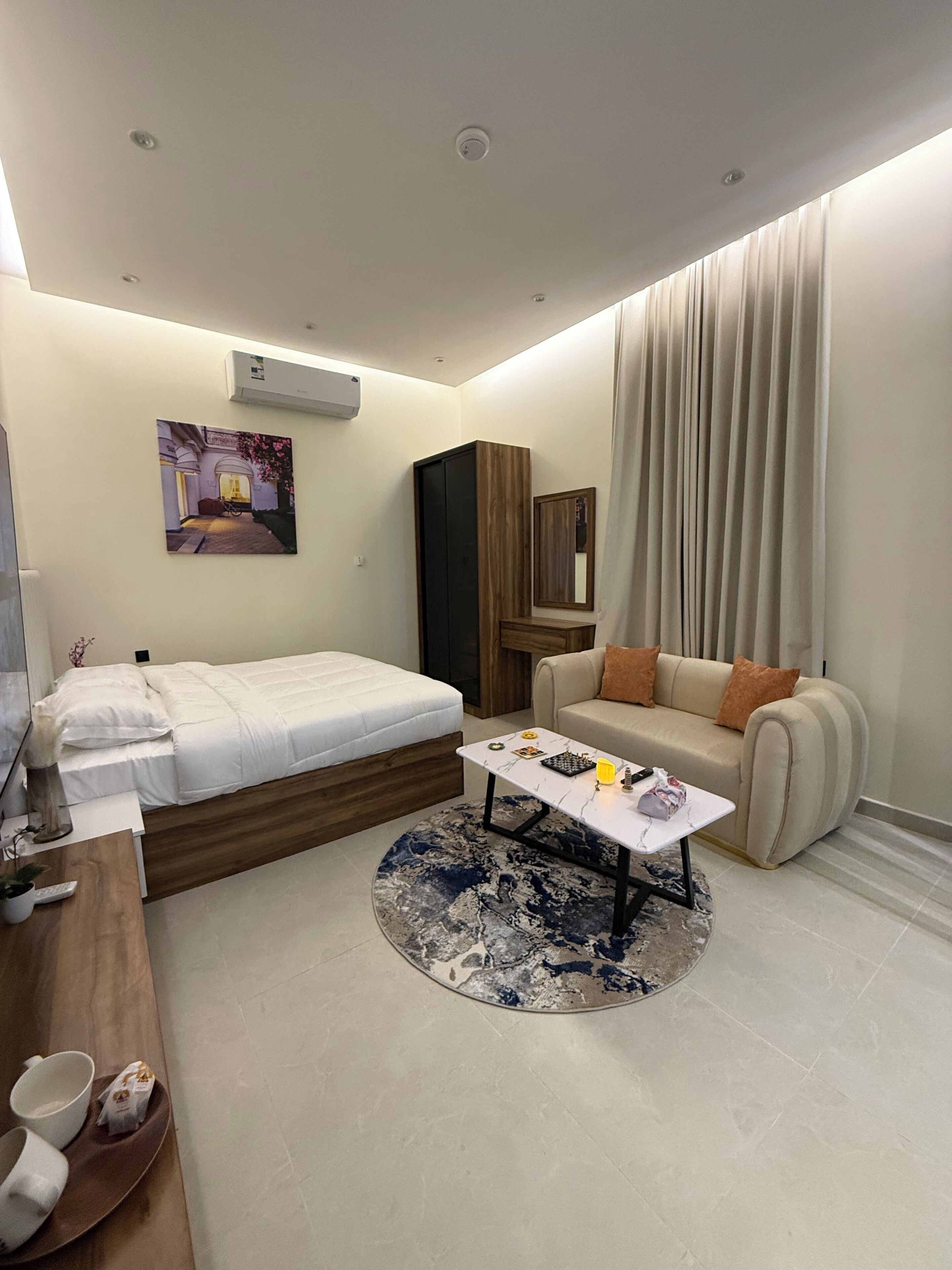Studio Suite | Premium bedding, pillow-top beds, blackout curtains, soundproofing