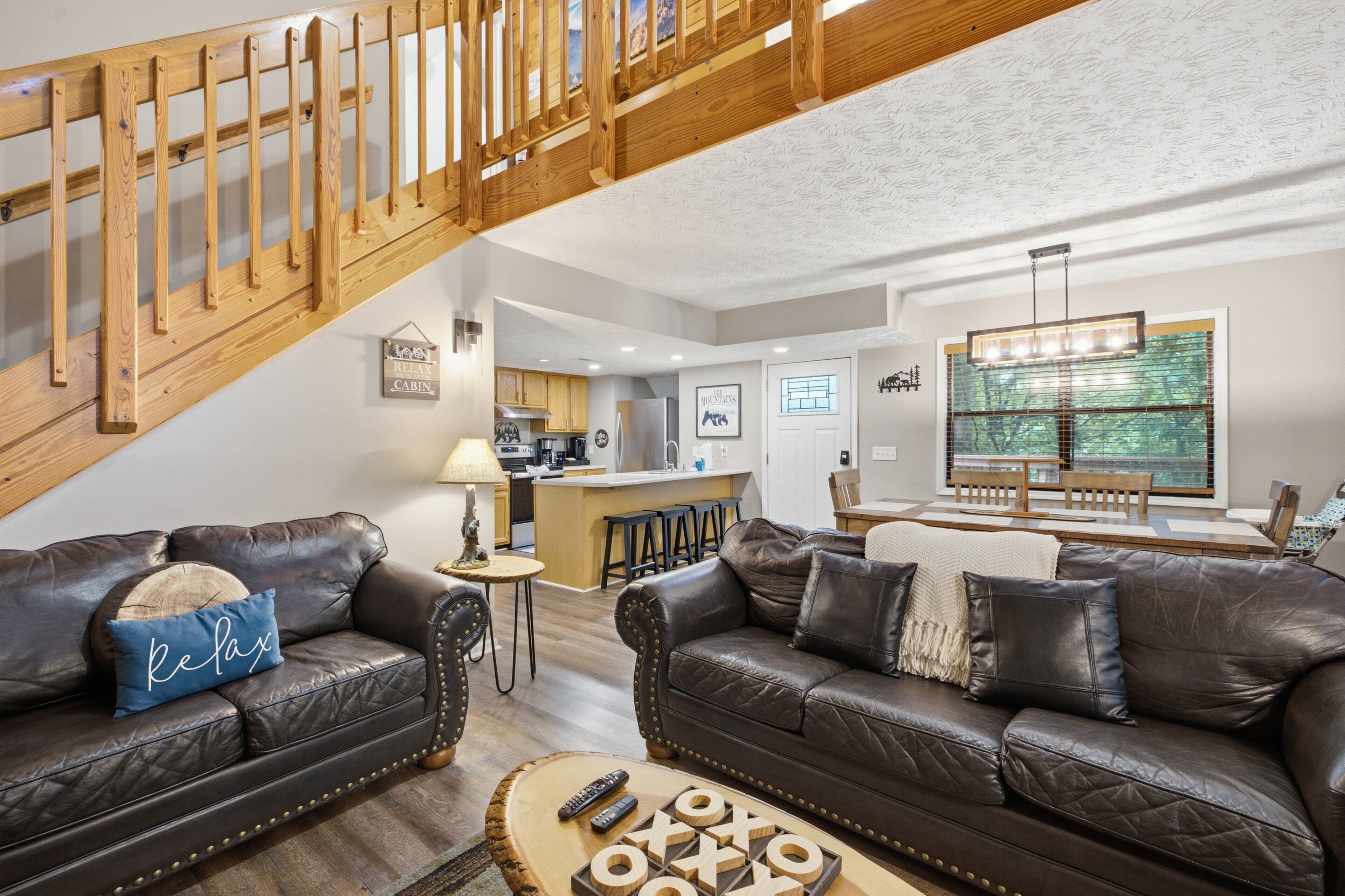 Cabin, 3 Bedrooms | Living area