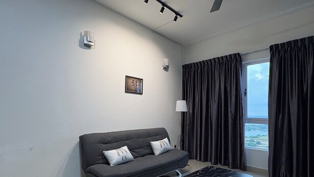 Living area - Spacious Stay at Danga Bay - Entire Unit (Johor Bahru)