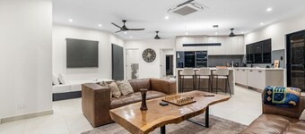 ZenLux Mermaid Sunsets: Beachfront Fishing Retreat