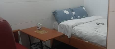 컴포트 더블룸, 더블침대 1개, 금연 | 책상, 노트북 작업 공간, 무료 WiFi