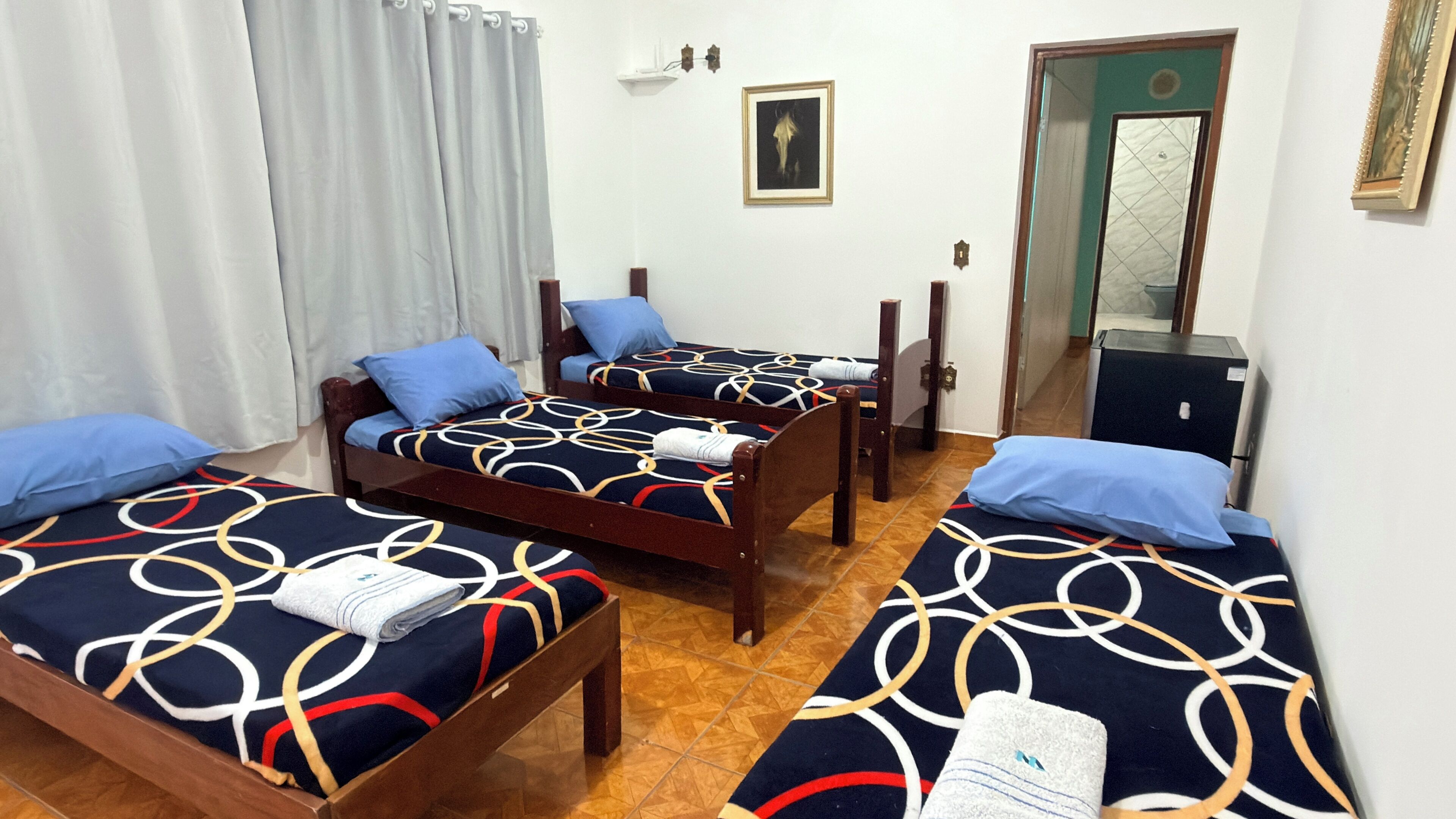 Iron/ironing board, WiFi, bed sheets