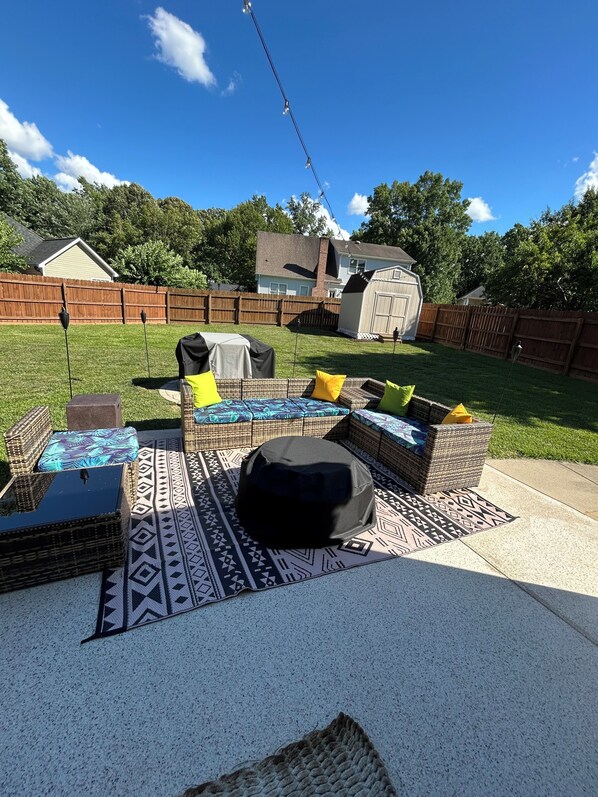 Terrace/patio - Small Town Living in this gorgeous 3 Bedroom home with AC in Waxhaw (Waxhaw)
