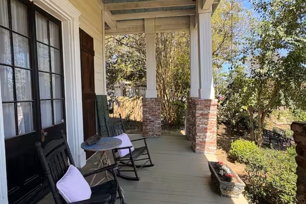 Downstairs patio