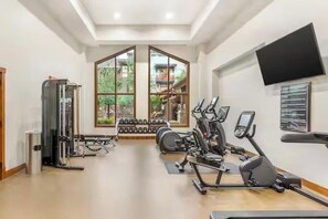 Fitness facility - 3BR/4BA ski-in/ski-out resort in Park City Christmas Week December 19-26, 2026 (Park City)