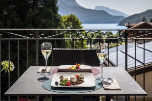 Outdoor dining - Alpenresort Belvedere Wellness & Beauty (Molveno)
