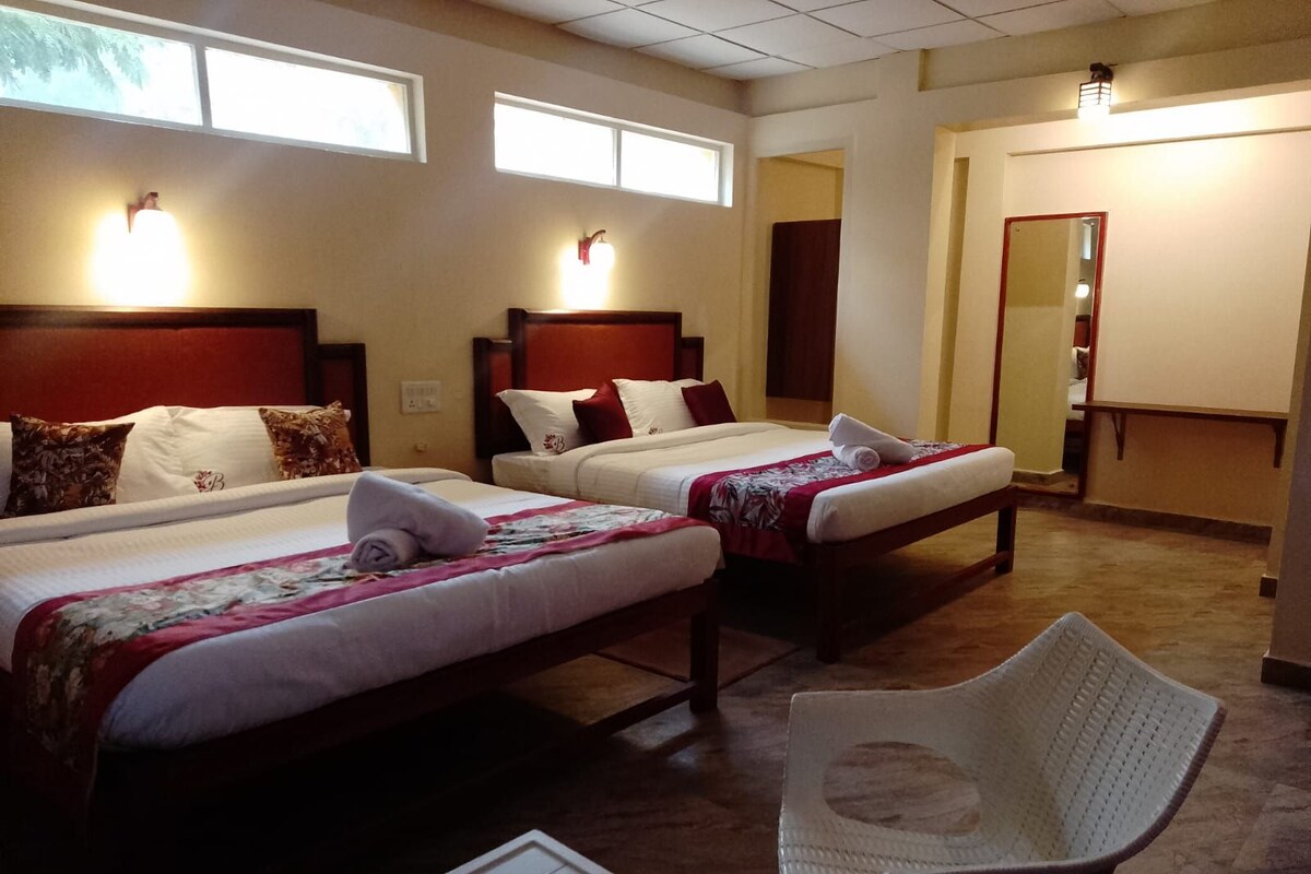 Deluxe Double Room, Pool View | Desk, laptop workspace, WiFi (free)