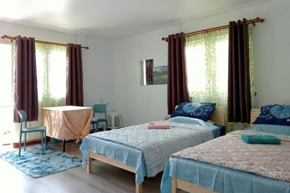 Chambre Classique avec lits jumeaux, balcon, vue jardin | Wi-Fi gratuit
