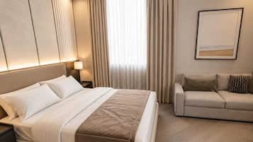 In-room safe, soundproofing, iron/ironing board (on request)