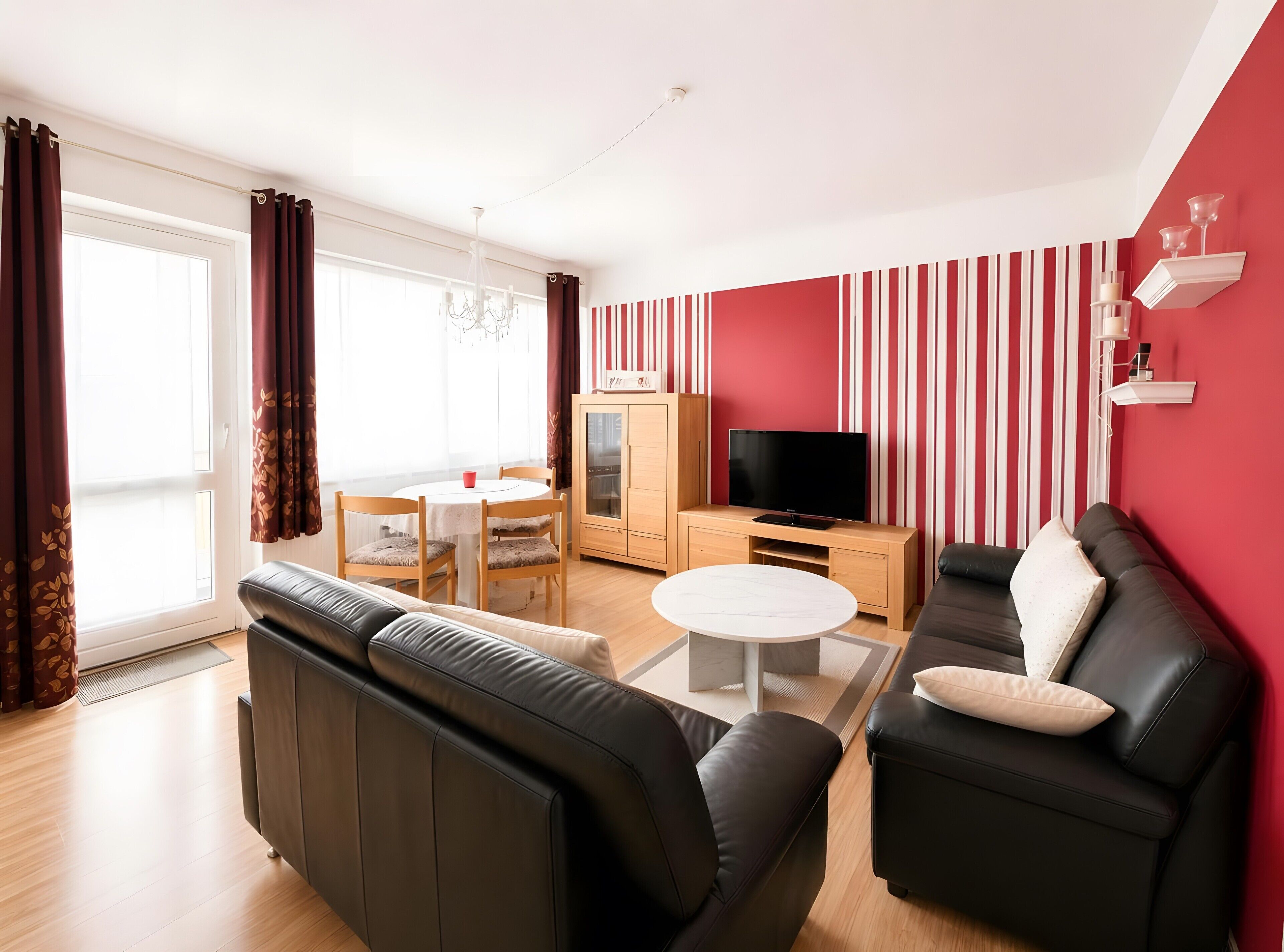 Premium Thermen Apartment 100 M To Thermenatur Sauna, Private Balcony & Wi-fi - Bad Rodach
