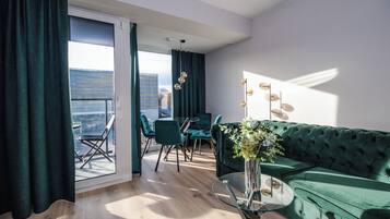 Standard Apartment, Balcony | Living area
