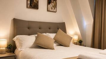 Standard Apartment, 2 Bedrooms | Laptop workspace, blackout curtains, soundproofing, iron/ironing board
