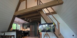 Coffee/tea maker, fridge, microwave, stovetop - COMING SOON A-Frame Retreat in Outing, Minnesota! (Remer)