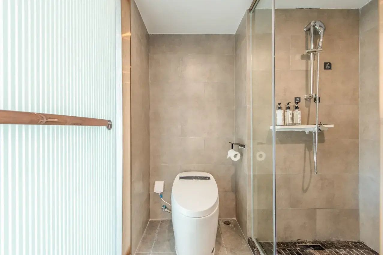 Loft Family Room (Smart Control, Premium Bedding, Smart Toilet, Lazy Sofa) | Bathroom