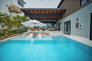 Pool - Ocean View Four Bedroom Villa - Prana Maya Island Resort (Placencia)