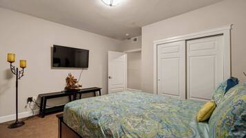 5 bedrooms, iron/ironing board, travel crib, WiFi