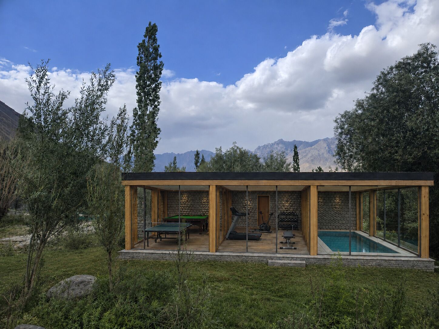 Double or Twin Room, Mountain View | Outdoor dining