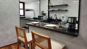 Loft, vista a la ciudad | Cocina privada