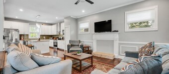 Spacious 3 BR Home with Fire Pit & Fenced Backyard - Pet Friendly