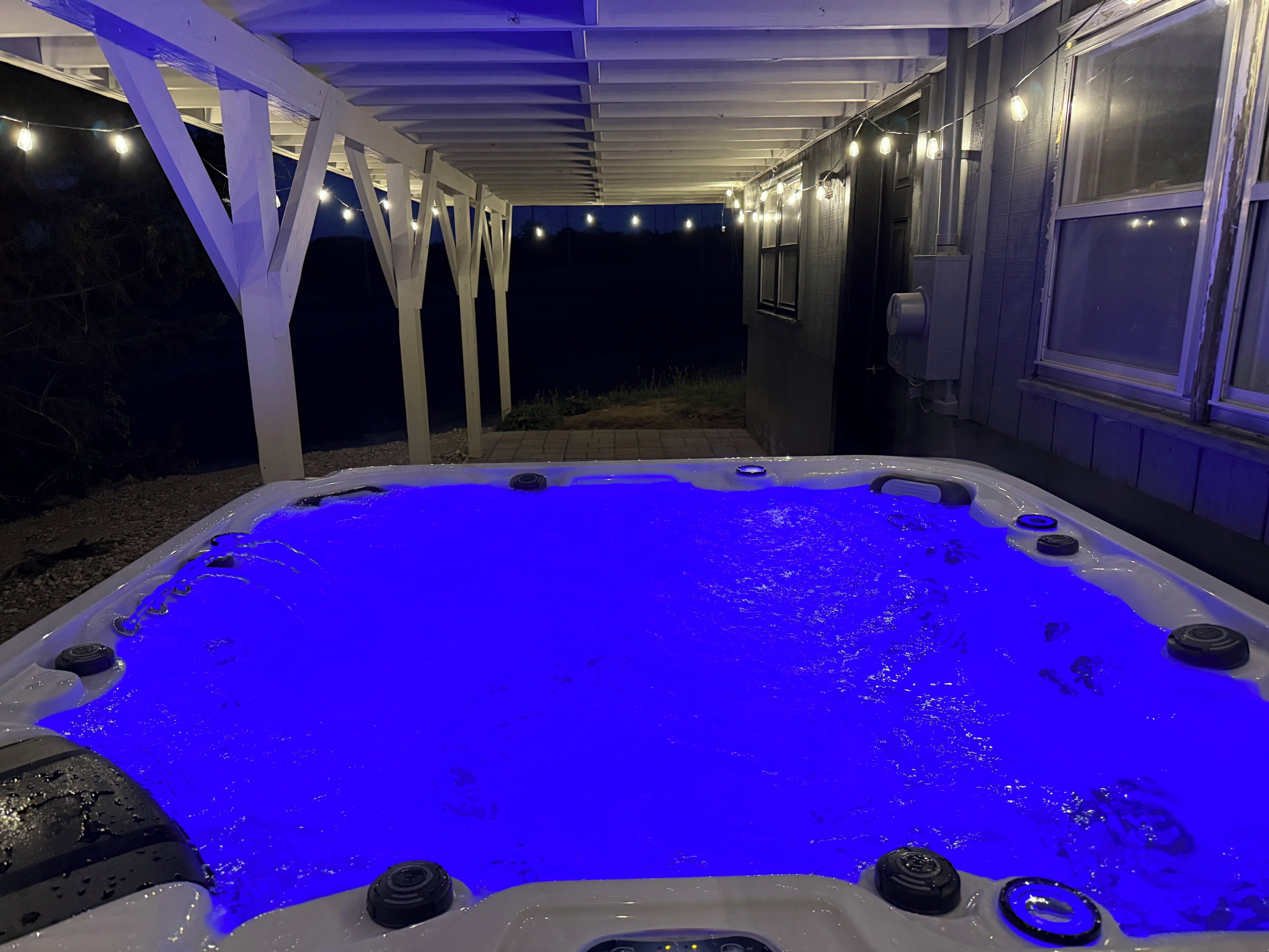 Bain à remous extérieur
