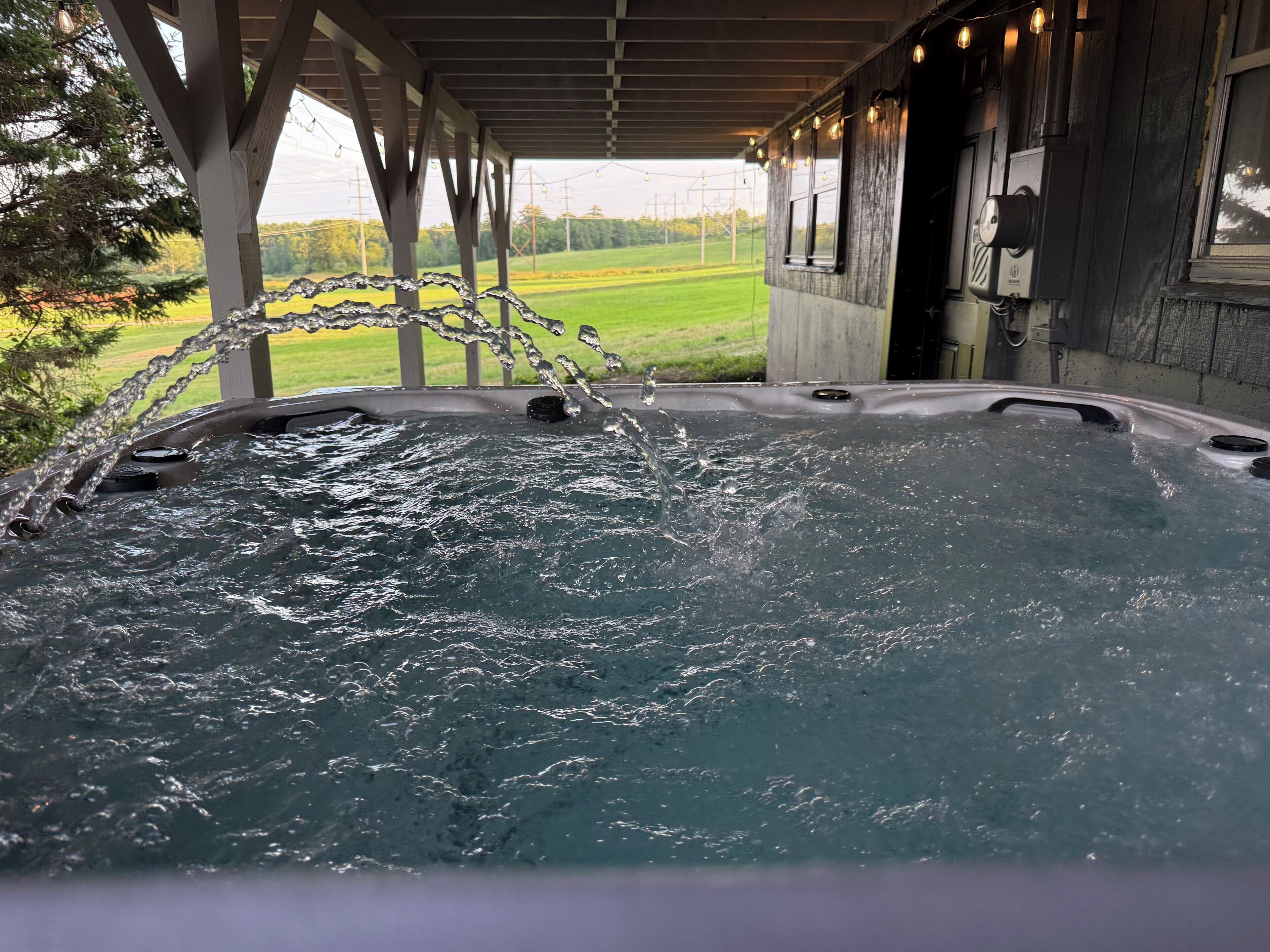 Bain à remous extérieur