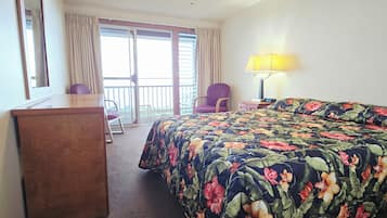 Chambre Simple, vue partielle sur l'océan