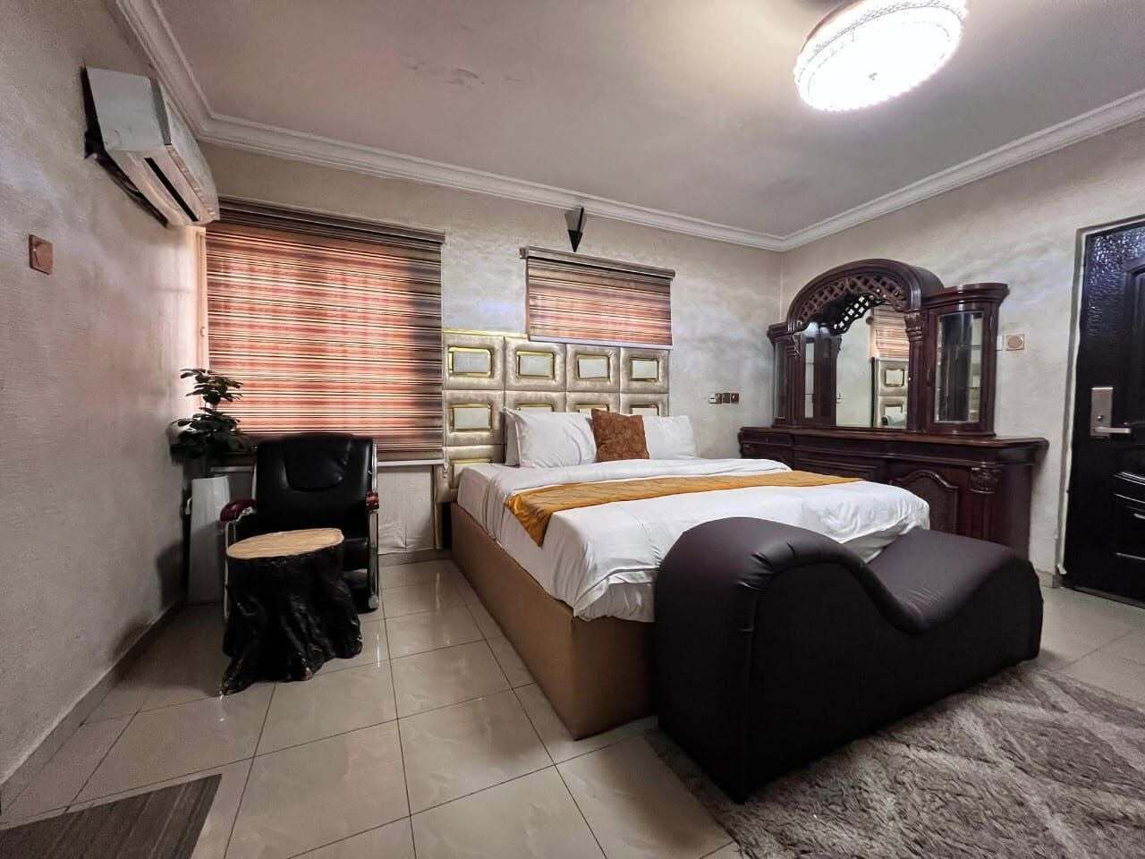 In-room safe, desk, laptop workspace, blackout curtains
