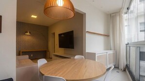 Dining - Apt. w/ Balcony 200m From Bacutia Beach Mfa0409 (Guarapari)