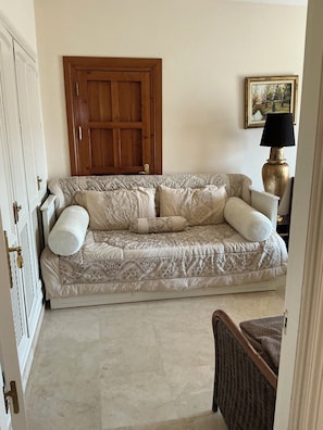 Suite Deluxe, vue plage | Coin séjour