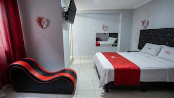 Premium bedding, down duvets, laptop workspace, iron/ironing board