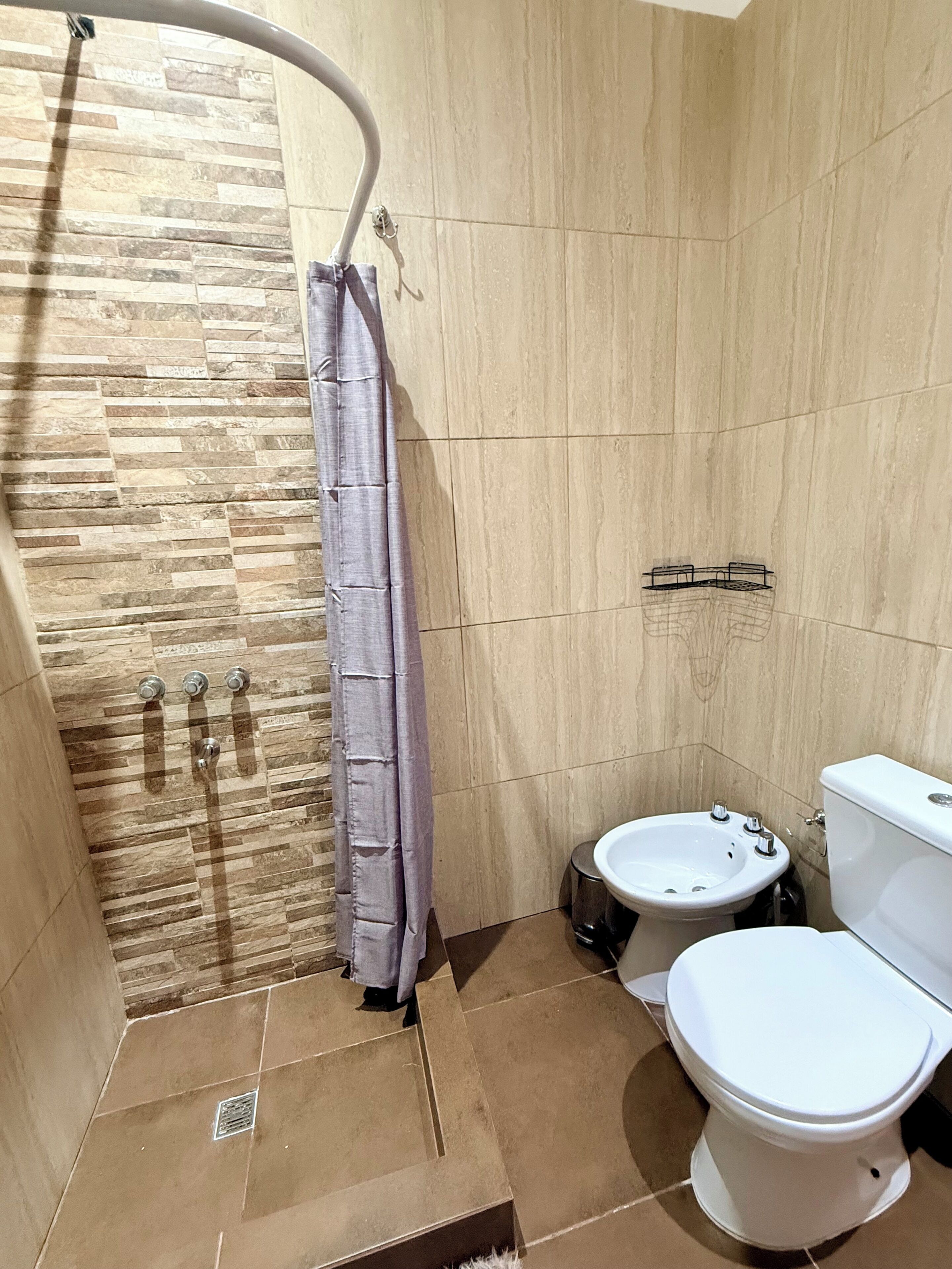 Towels, soap, shampoo, toilet paper