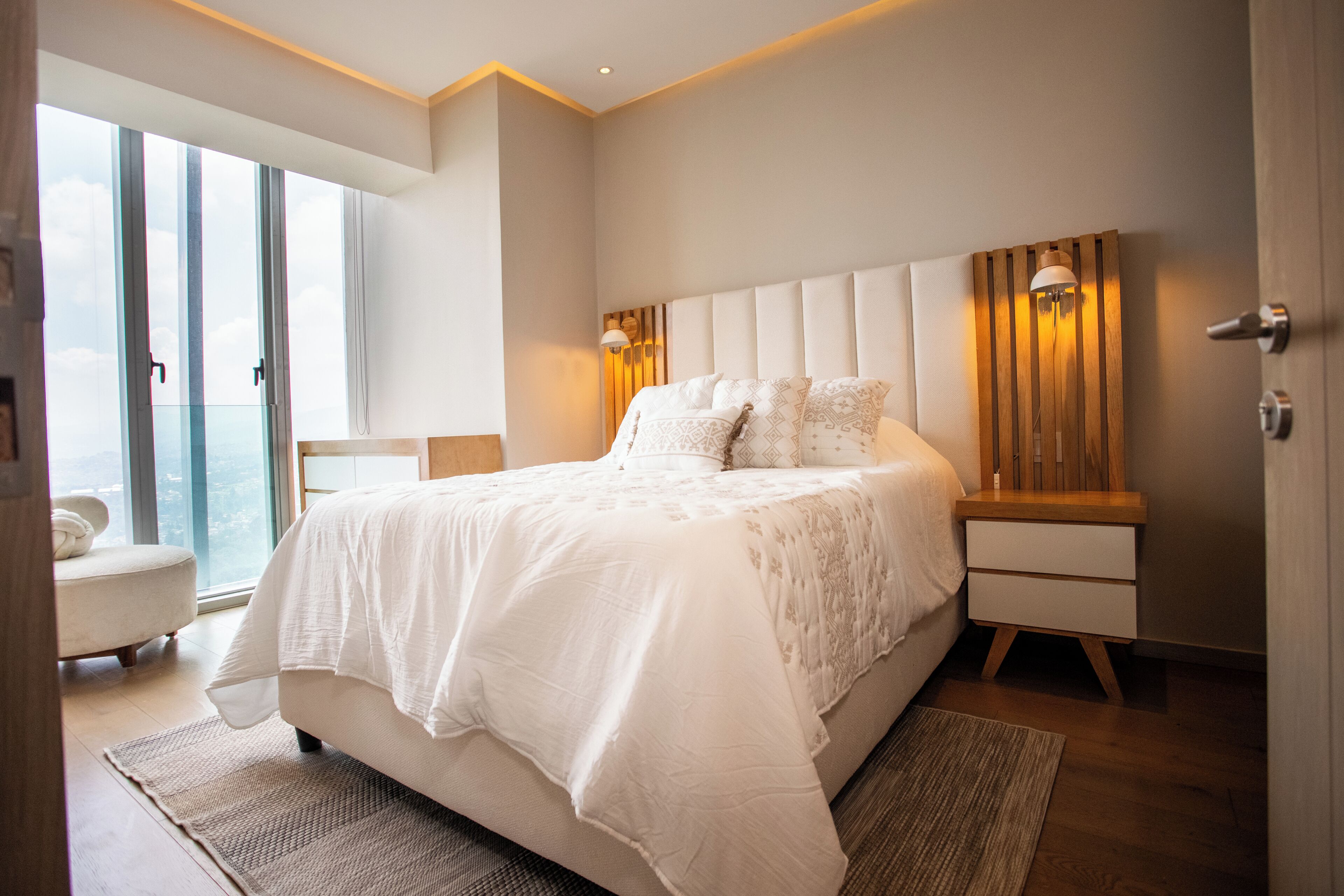 Apartemen Deluks, pemandangan taman