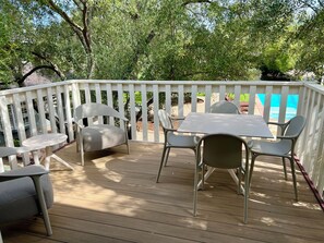 Outdoor dining - Romance + Luxury for two on a five acre estate with pool and hot tub. (Solvang)