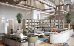 Sala de estar en el lobby