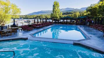 Indoor pool, a heated pool