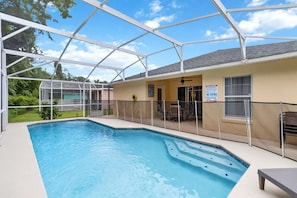 Pool - 15 Minutes to Disney! 5BR Private Pool & Disney Themed Rooms, Gated Community (Davenport)