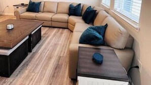 Living area - Bethany Beach Retreat sleep7 Pools, Pickleball, & Shuttle (Millville)